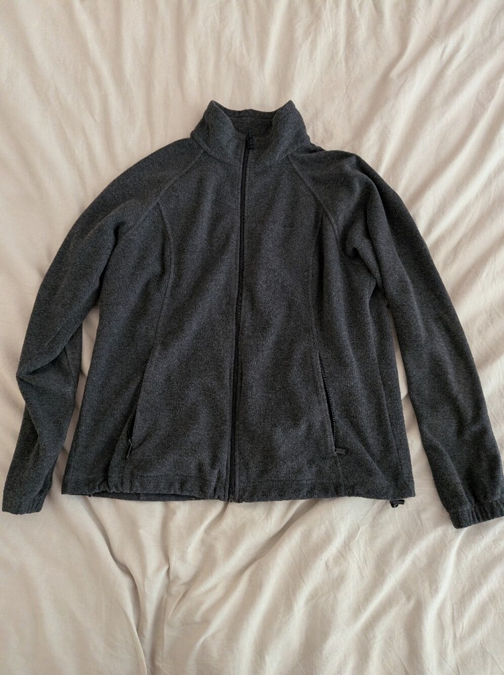 Columbia Charcoal Full-Zip Fleece Jacket
